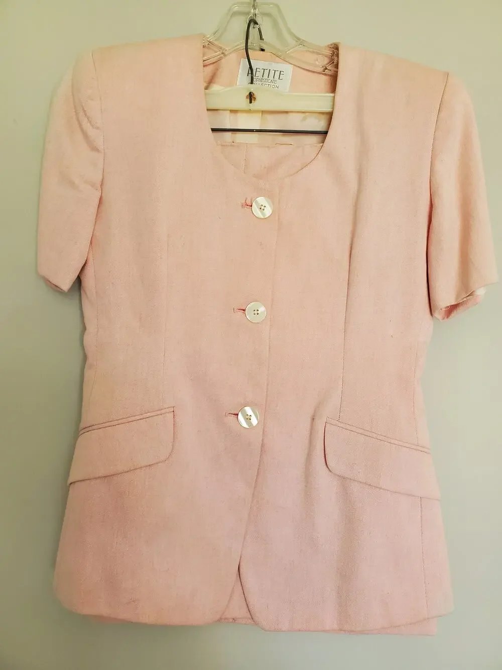 Vintage Petite Sophisticate Light Pink Matching Set